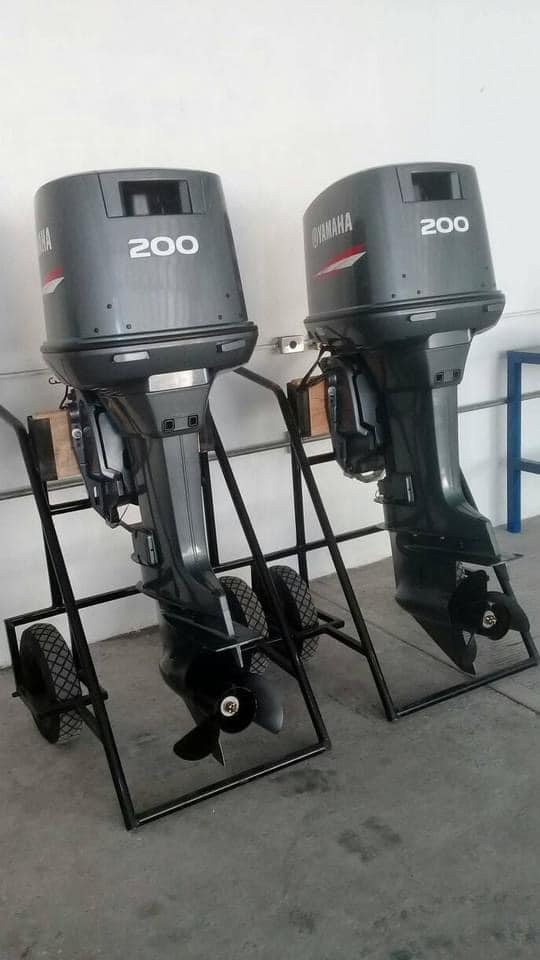 USED 2019 YAMAHA 200 HP 2 STROKE OUTBOARD ENGINE FOR SALE