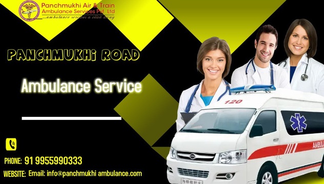 Panchmukhi Road Ambulance Services in kaushambi, Delhi with Hi-tech Tools