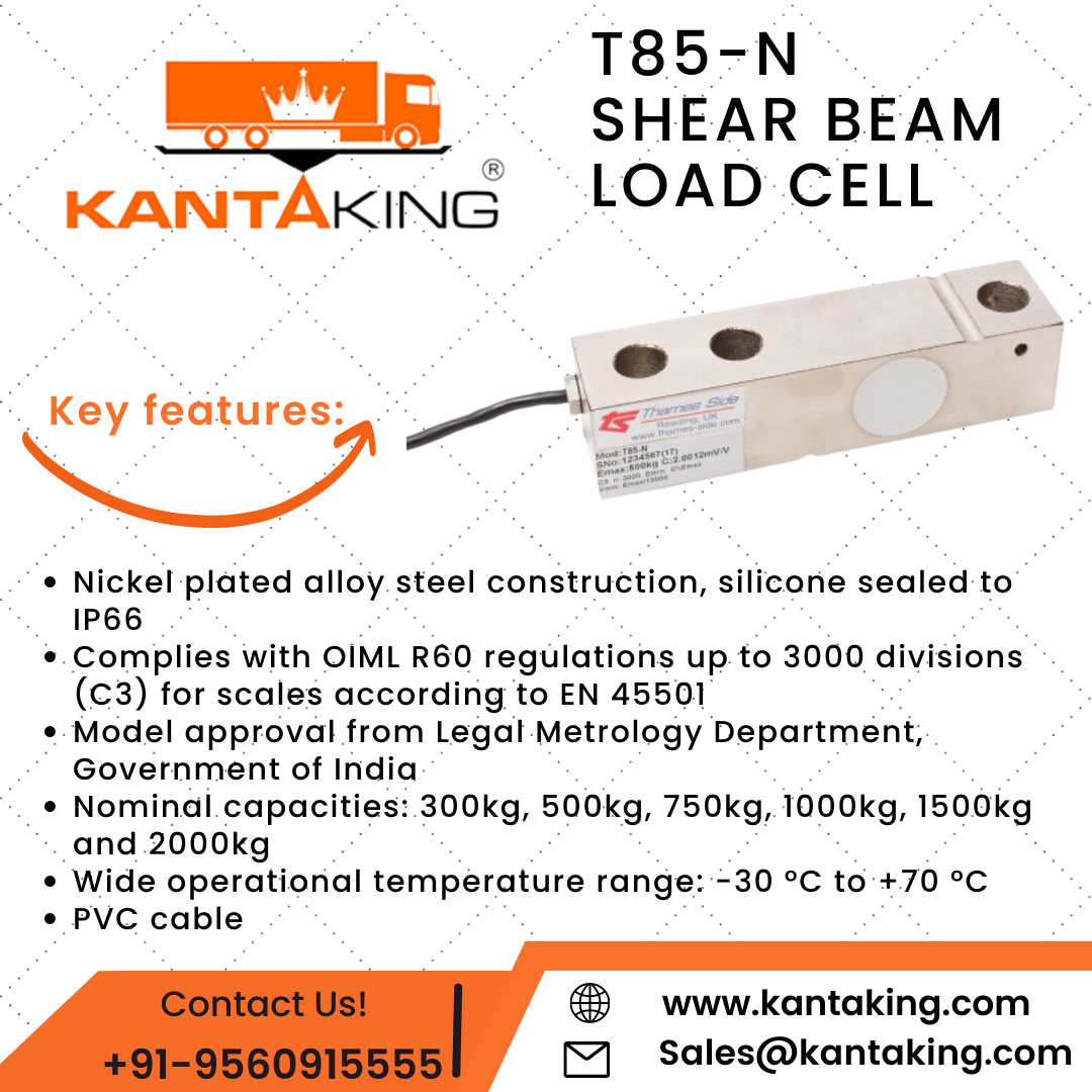 T85-N Shear Beam Load Cell | Load Cell – Kanta King