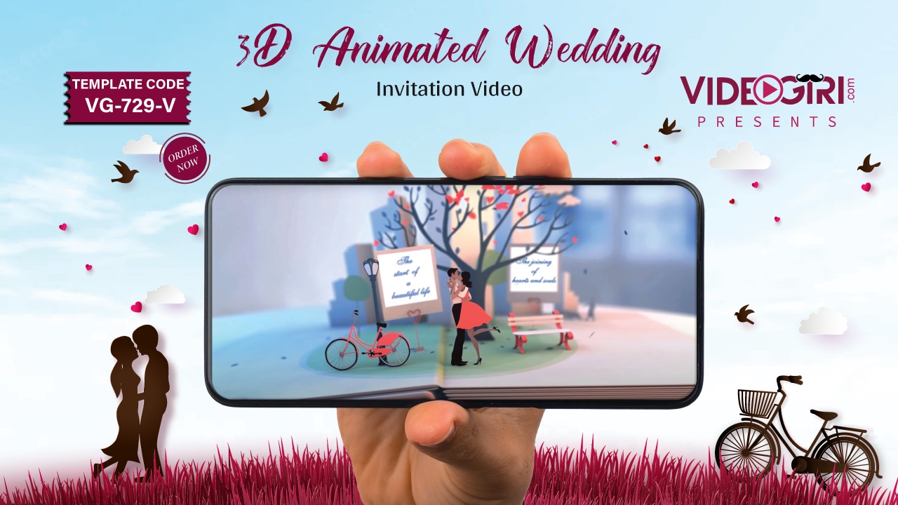 Add a Magical Touch to Your Wedding Invitations with Videogiri's Animated Designs