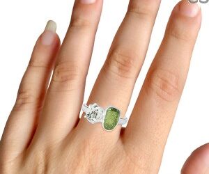 Buy Beautiful Moldavite Ring at Wholesale Price – Rananjay Exports