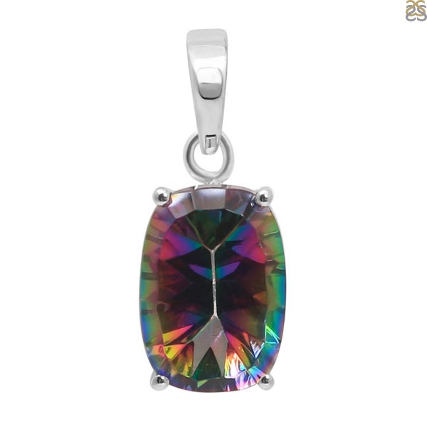 Real Wholesale Silver Mystic Topaz Jewelry Collection in Jaipur