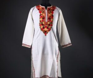 Shop the Latest Collection of Kashmiri Georgette Kurti: Add Grace to Your Wardrobe.