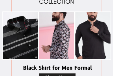 Buy Black Shirt for Men Formal at MRBUTTON