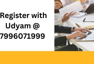 Register with Udyam @ 7996071999