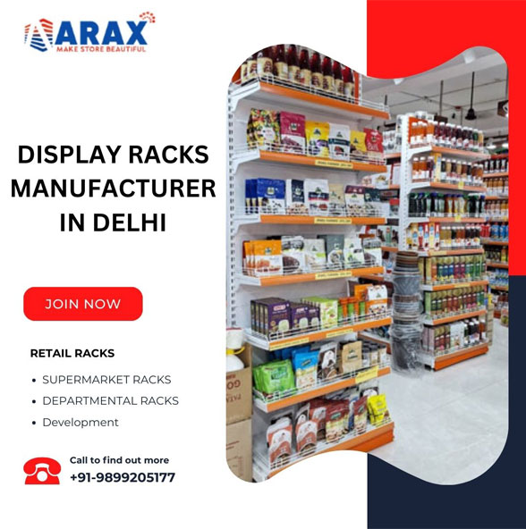 Aarax India: Manufacturer of Retail Display Racks in Delhi