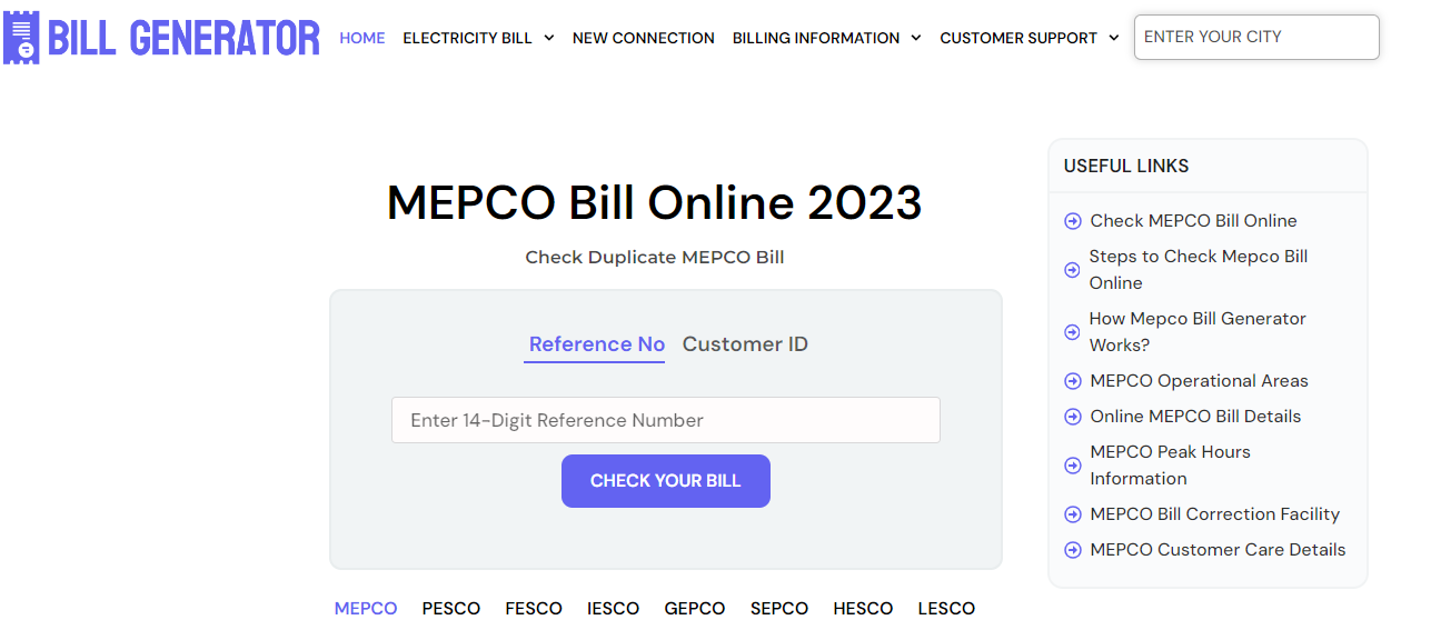 Simplify Your Finances: MEPCO Online Bill Access Made Easy