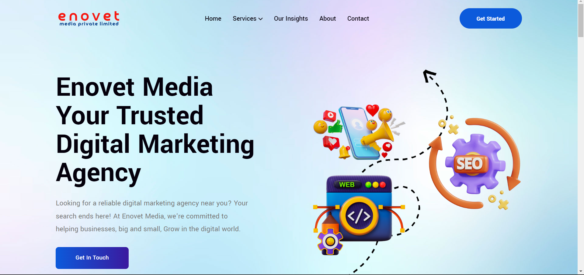 Enovet Media – Innovative Digital Marketing Agency In Delhi