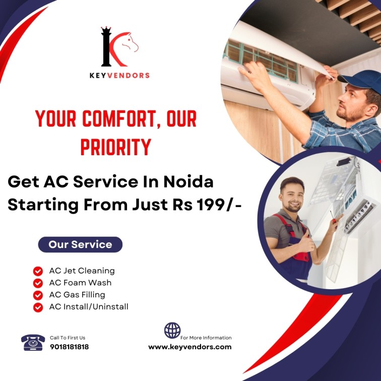 Stay Chill with the Best AC Service in Noida – Keyvendors